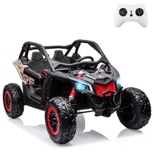 2 Seater 24V Kids Ride on UTV Car Electric Off-Road Car Truck w/ Remote Control