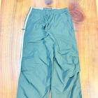 Vintage Y2K Abercrombie Men's Pants S unlined Swishy Stripe windbreaker Nylon E2 — photo 3