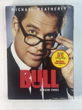 Bull Season 3 DVD, 2019, 5-Disc Set Michael Weatherly CBS   Slipcover