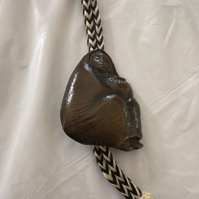 Doug Hyde  Under The Portal  Bronze 2014 Prix de West Commemorative Bolo Tie