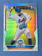 Jesus Baez 1st - 2023 Bowman Chrome Lunar Glow parallel Mets Cardinals prospect