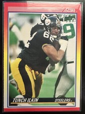 Tunch Ilkin 1990 Score #275 Pittsburgh Steelers Football Card