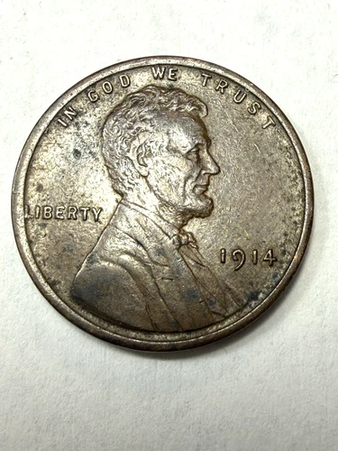 ** 1914 LINCOLN CENT-  AU  (UPGRADE THAT SPOT IN YOUR SET)  PRICED TO SELL🔥**