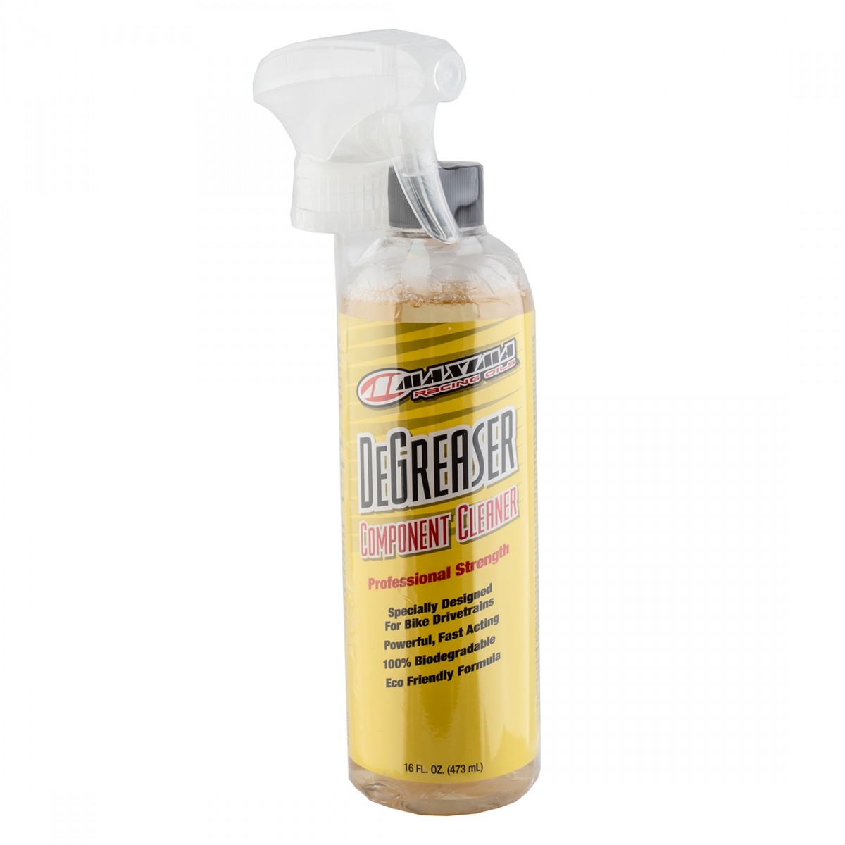 Биоразлагаемый обезжиривающий спрей для трансмиссии велосипеда Maxima Racing 16 унций для тяжелых условий эксплуатации