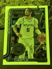 Stephen Castle 2025-26 Topps Flagship All Rookie Team #197 Spurs