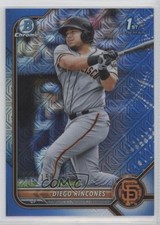 2022 Bowman Chrome Prospects Mega Box Blue Mojo Refractor Diego Rincones 0i7e