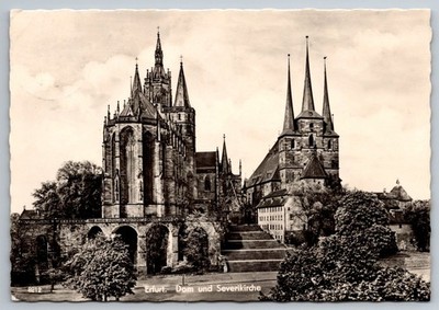 AK Erfurt. Dom und Severikirche 
