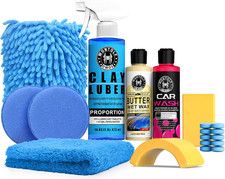 Complete Car Clay Bar Auto Detailing Kit, Clay Luber, Butter Wet Wax, Car Wash S