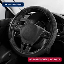 Air-Cooled Steering Wheel Cover,Leather Car Steering Wheel Cover Universal Fit 1