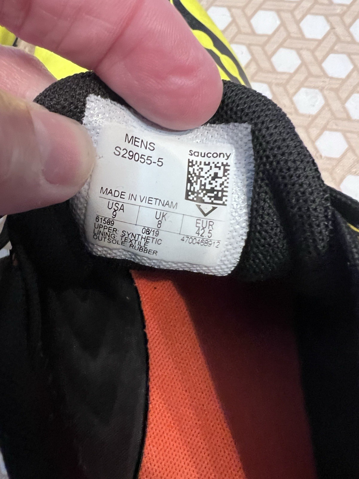 Saucony Spitfire 5 Mens Size 9 Running Track Cleats Shoes S29055-5 thumbnail 2