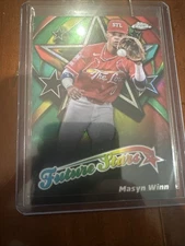 Masyn Winn 2025 Topps Chrome Future Stars Insert SP Cardinals #FS-14