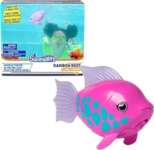 Swimways Rainbow Reef Fish Toy, Kids Swimming Accessories & Water Toys, Learn to