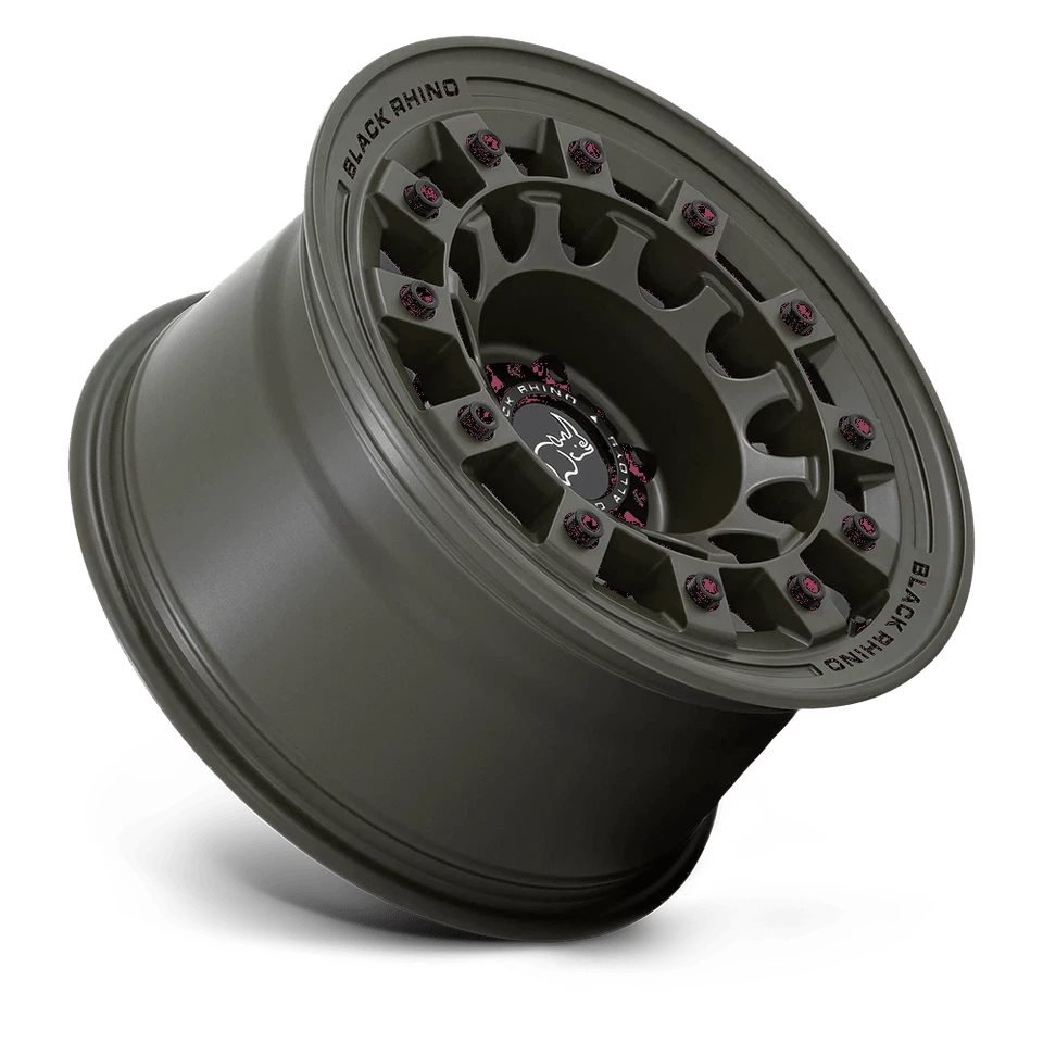Rueda 17x8 Black Rhino Fuji verde oliva drab 6x5,5 (20 mm) Foto 3 de 4