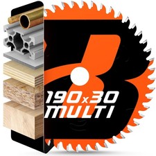S&auml;geblatt 190x30 inkl Reduzierringe S&auml;geblatt 190x20 und 190x16 Orange