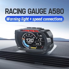 Obd2 Car Head Up Display Hud Smart Water Oil Temp Turbo Rpm Gauge Speed Meter