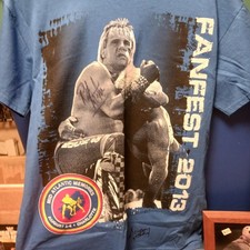 WRESTLING RARE ORIGINAL BRAND NEW NWA FANFEST SHIRT SIGNED WCW/WWE/WWF/MID SOUTH