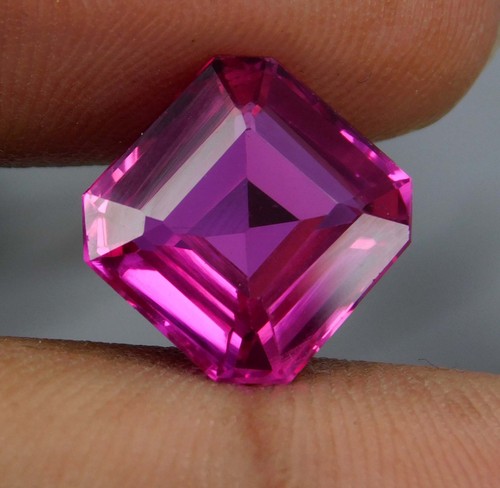 Piedra preciosa suelta corte espinela Mahenge rosa caliente natural de 7,85 quilates certificada - Imagen 2 de 10