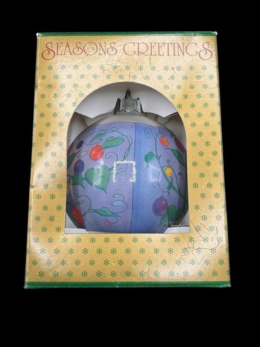 Disney Vintage Seasons Greeting Christmas Ornament Bulb 1996 Glass Mickey 3" - Picture 4 of 8