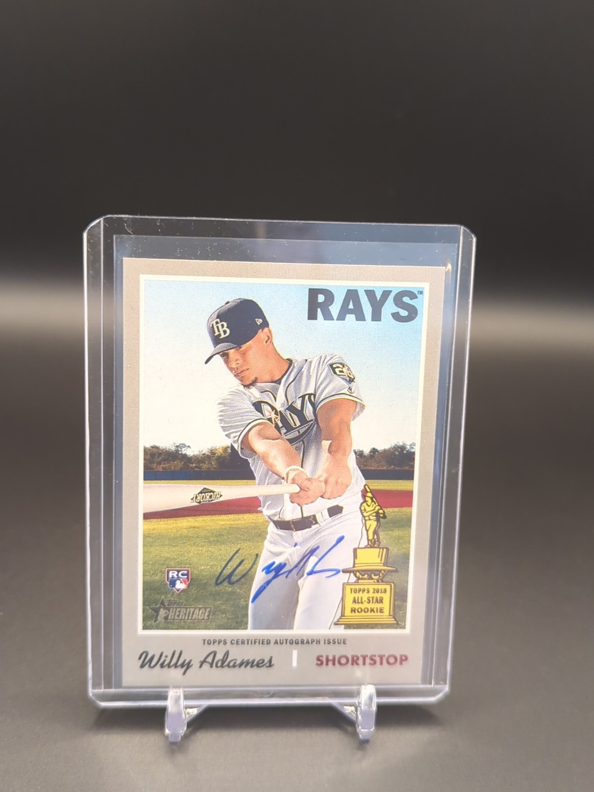 2019 Topps Heritage High Number - Real One Autographs Willy Adames #ROA-WA (AU)