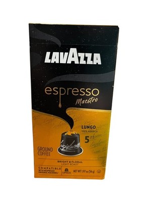 Lavazza Espresso Maestro Lungo Ground Coffee 10 Capsules 56g O-T1
