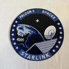 SpaceX STARLINK Dish Mission Patch NASA Falcon 9
