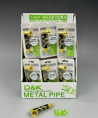 D&K RAUCHPFEIFEN + 5 PFEIFENSIEB TOBBACO HERB SKULL DESING SMOKING PIPE