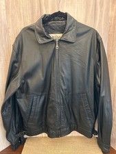 Vintage Mens M.Julian Wilson Leather Biker Black Leather Y2K Jacket Size Medium