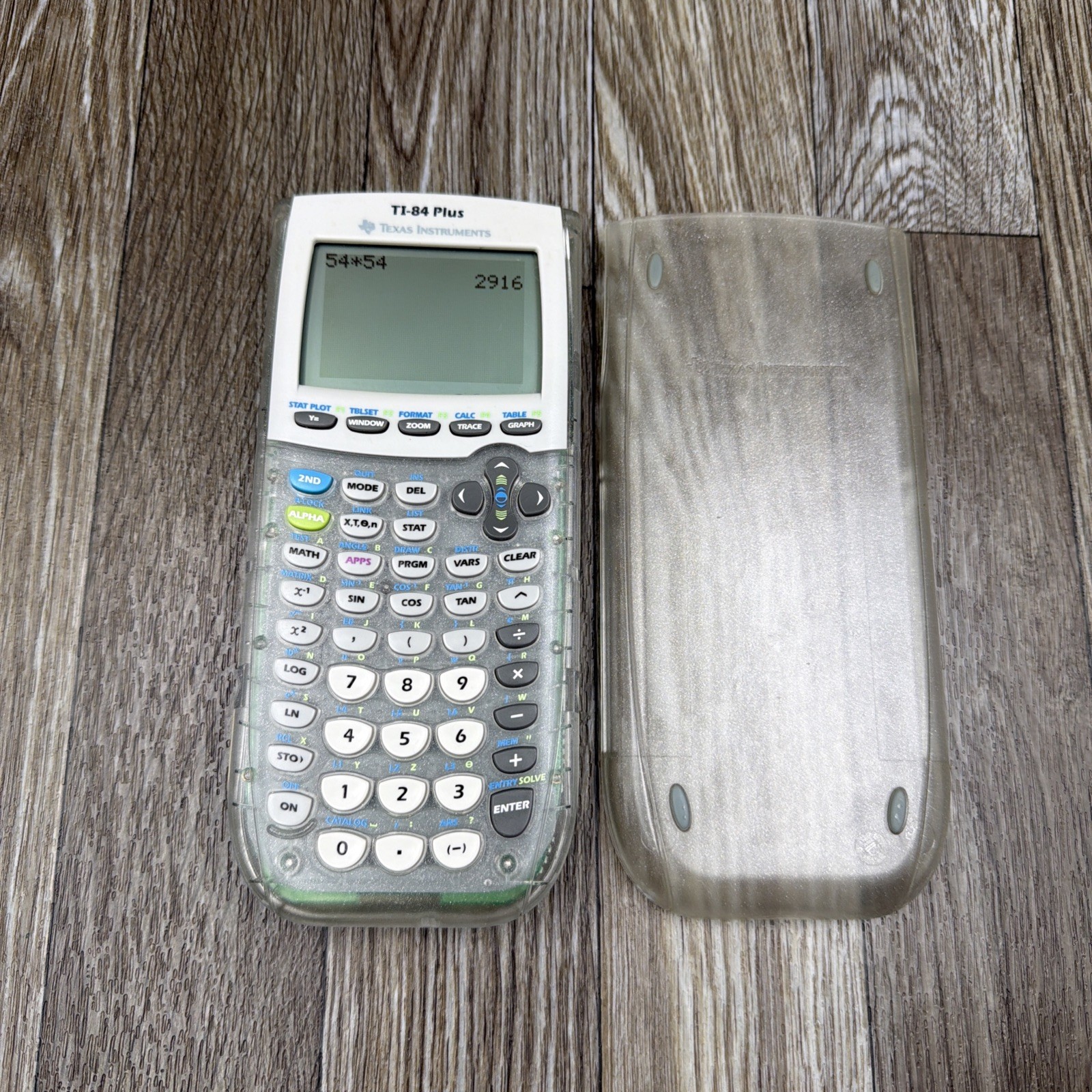 Texas Instruments TI-84 Plus Silver Edition Graphing Calculator - Clean