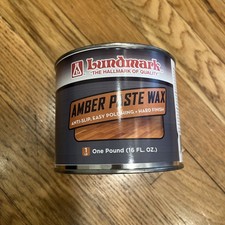 Lundmark AMBER Paste Wax 16 Oz HTF Discontinued