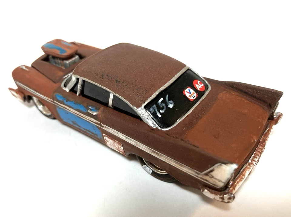 1958 Plymouth Fury Rat Rod  1/64 Custom Weathered Barn Find M2 Ground Pounders - Image 3 of 4