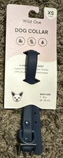 NEW Wild One Dog Waterproof Collar X-Small 7-10in Neck Easy Care No Pull Soft