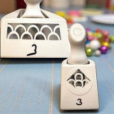 Martha Stewart Scallop Large Punch Set Edge And Corner Set Scales Mermaids