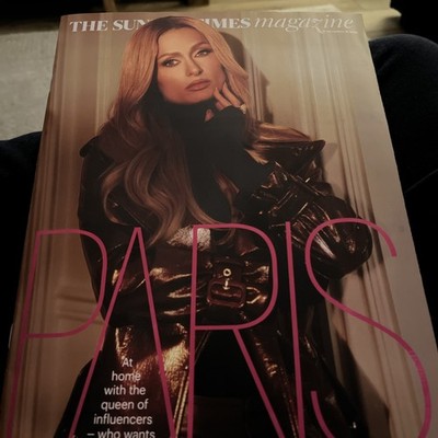 Sunday Times Magazine 16 November 2025 Paris Hilton Ronnie o Sullivan van dyke