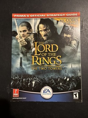 The Lord Of The Rings The Two Towers Strategy Guide Prima Official GC PS2