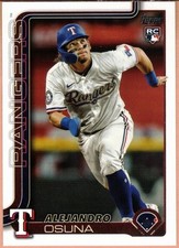 Alejandro Osuna 2025 Topps Update RC Two Card Lot