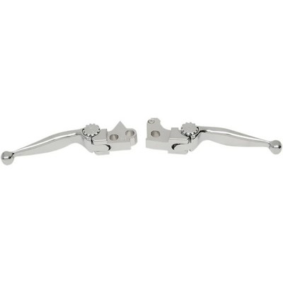 PSR Journey Adjustable Lever Set - Chrome Motorcycle Street Bike 12-00607-20