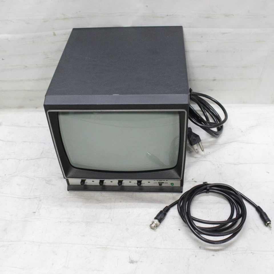 Monitor de TV RCA de 9 pulgadas vintage modelo TC1910 probado funciona Foto 4 de 4