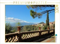 Calvendo Puzzle View From City Park Toward Mount Etna | 1000 Pieces, Finished Si