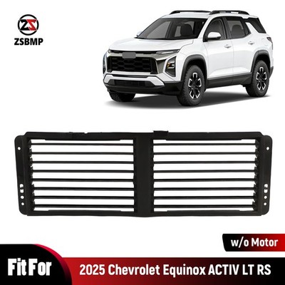 For 2025 Chevrolet Equinox Front Upper Active Radiator Grille Shutter w/o Motor