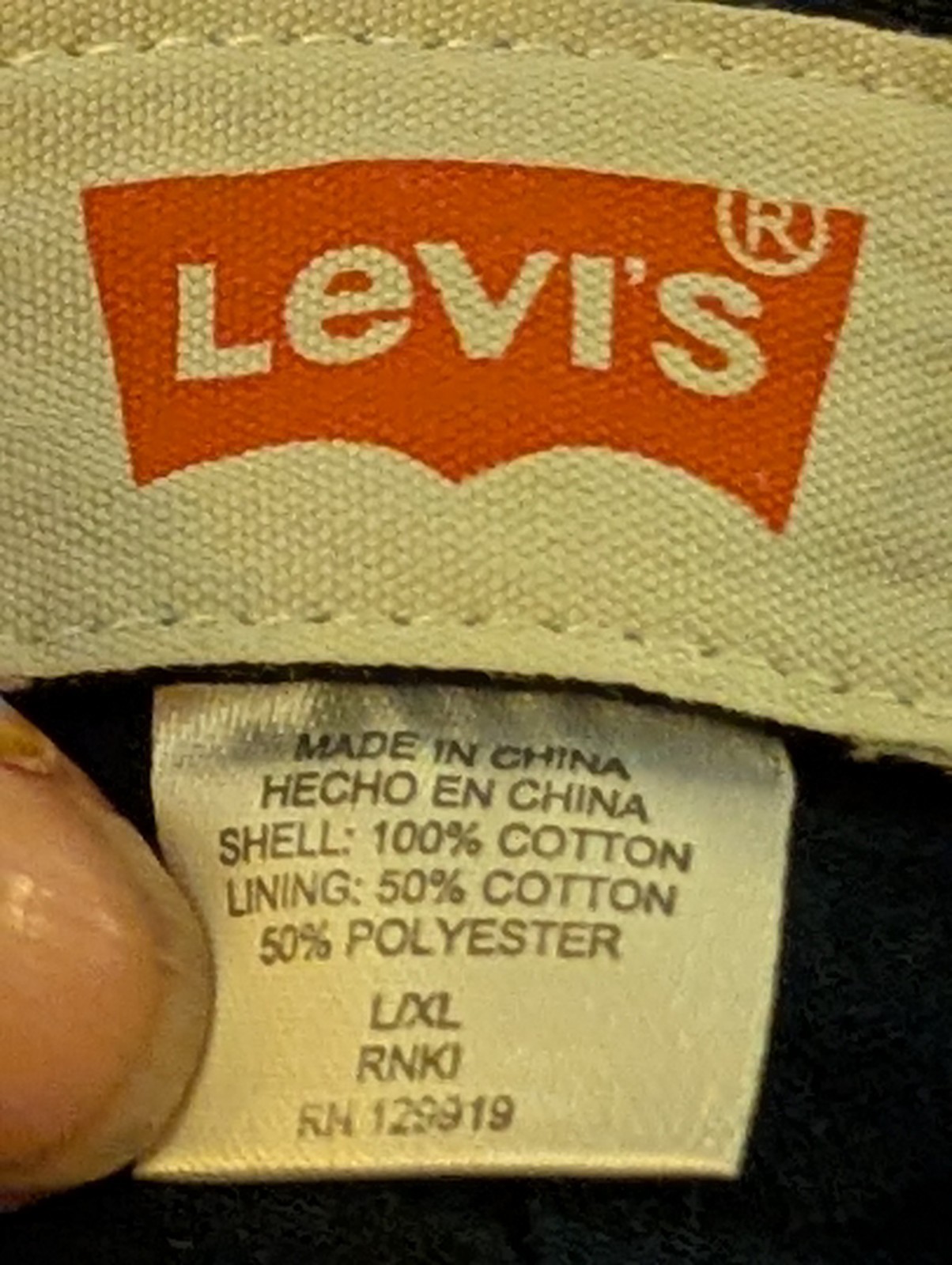 Levis Flat Cap Engineer Striped Denim - image 4