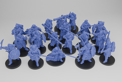 Beduin Trench Warriors | 32mm | Print on Demand