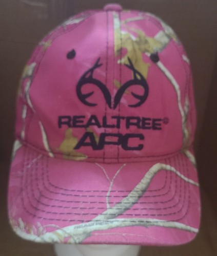 womens pink camo realtree  APC strapback hat