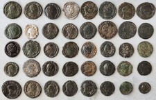 LOT OF 40 ANCIENT ROMAN  COINS