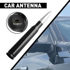 14cm Bullet Antenna Mast Style Fm Radio Silver Aluminum For Cars Turcks Suvs 14cm Bullet Antenna Mast Style Fm Radio Silver Aluminum For Cars Turcks Suvs