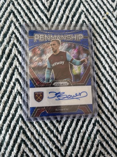 Panini Prizm Jarrod Bowen West Ham Penmanship Auto Breakaway Blue