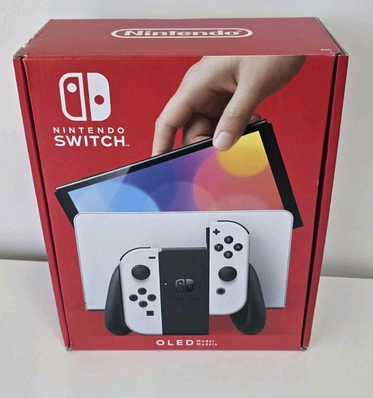 Nintendo Switch OLED Model HEG-001 Handheld Console Excellent Condition 
