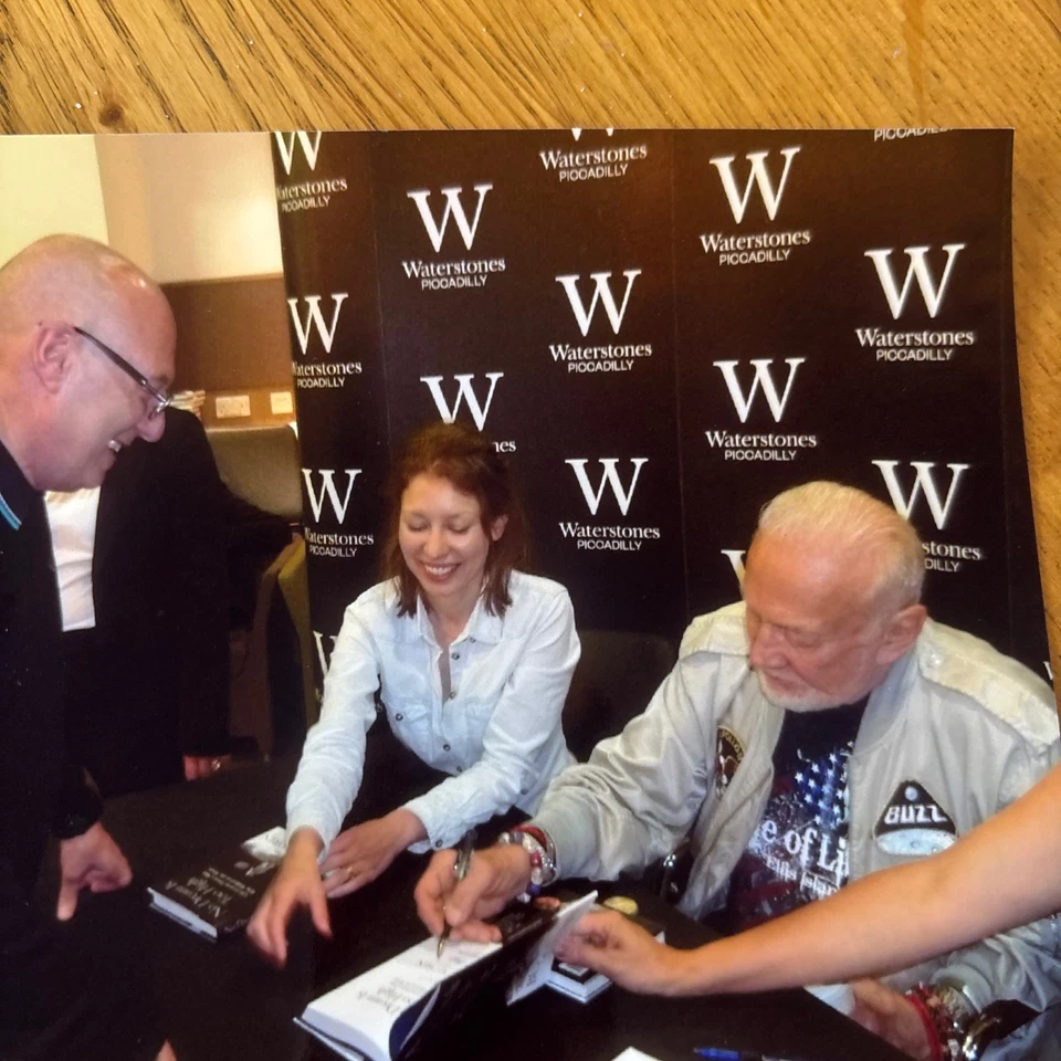 BUZZ ALDRIN AUTOGRAPH SIGNED ENCOUNTER WITH TIBER BOOK COA SPACE NASA MOON 719 - Image 3 of 4