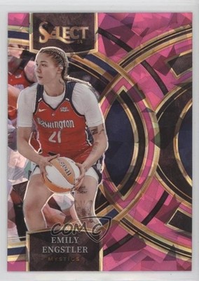 2024 Panini Select WNBA Premier Level Pink Ice Prizm Emily Engstler #173 8d2