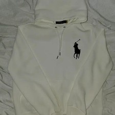 Polo Ralph Lauren Big Pony White Hoodie for Women