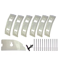 1967~1968 Mustang Rocker Panel Trim Molding Clips Set Fits either side